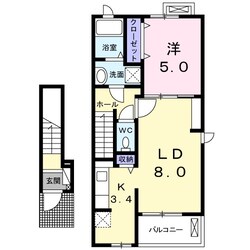 サンセールIIの物件間取画像